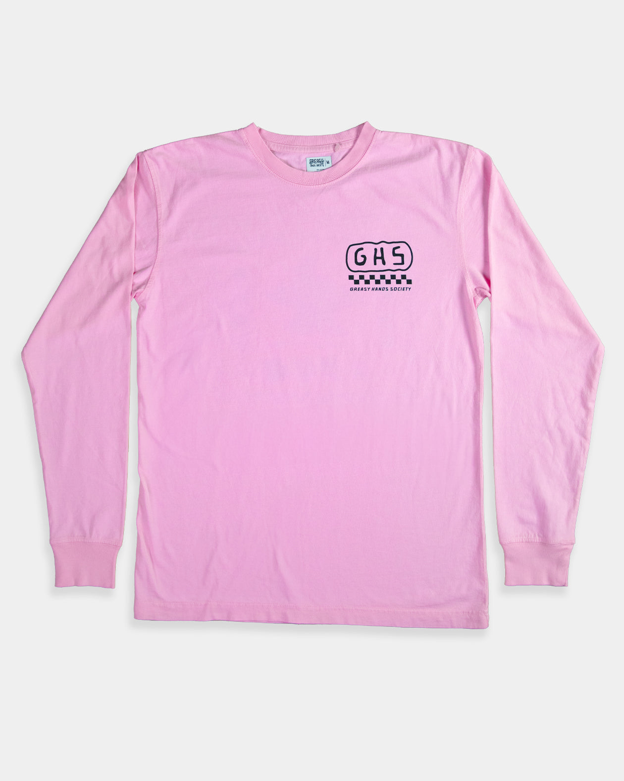 GHS Engineered pink long sleeve shirt front view