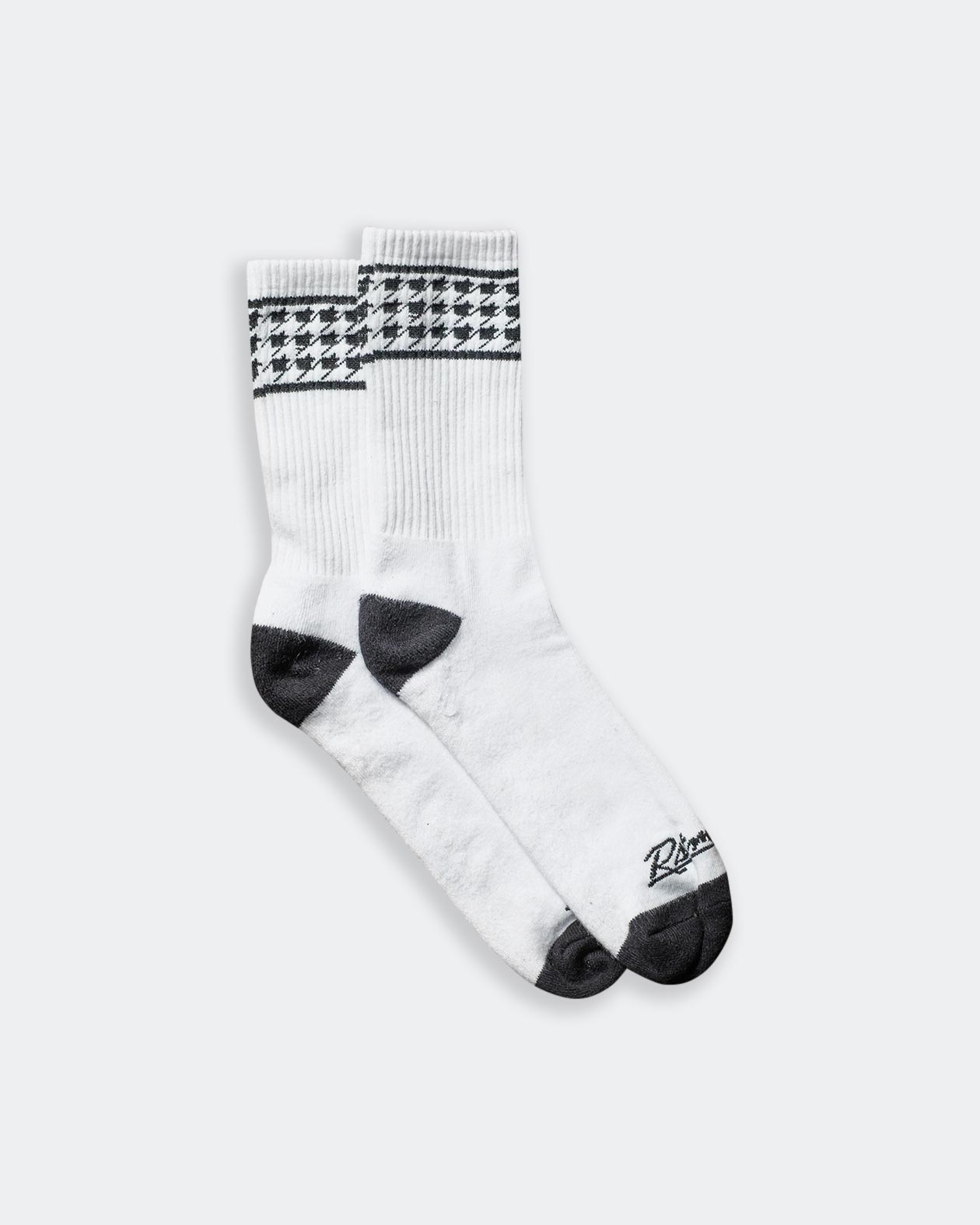 houndstooth white socks from RSTMD
