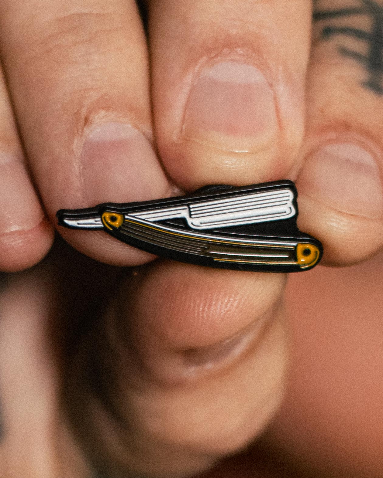 Straight Edge Pin - Greasy Hands Society