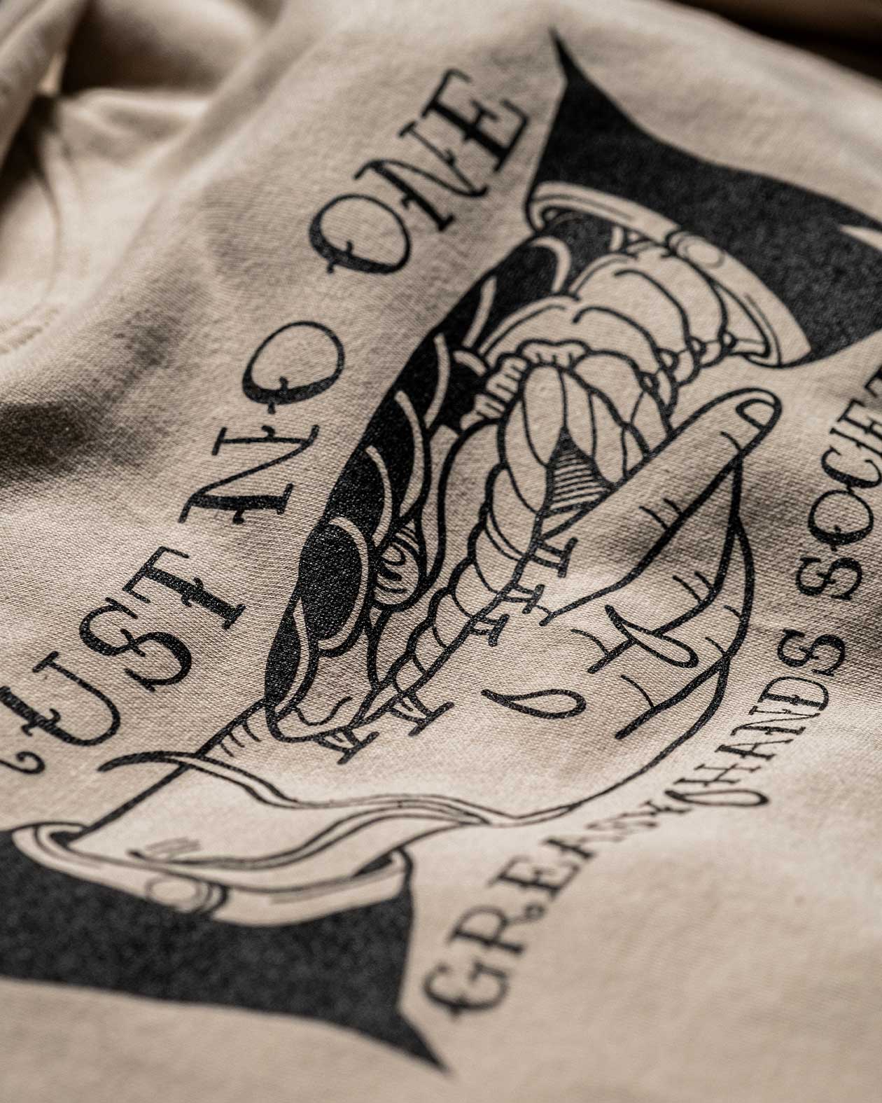 Trust No One Hoodie - Greasy Hands Society