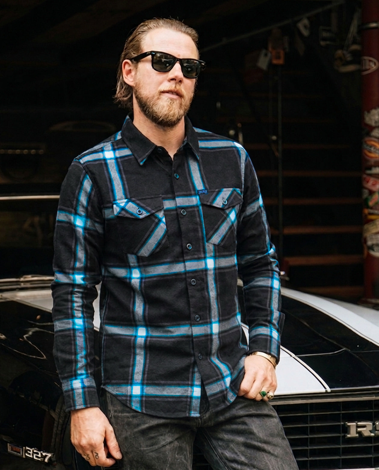 Gravity Fed Flannel, 2XL-T