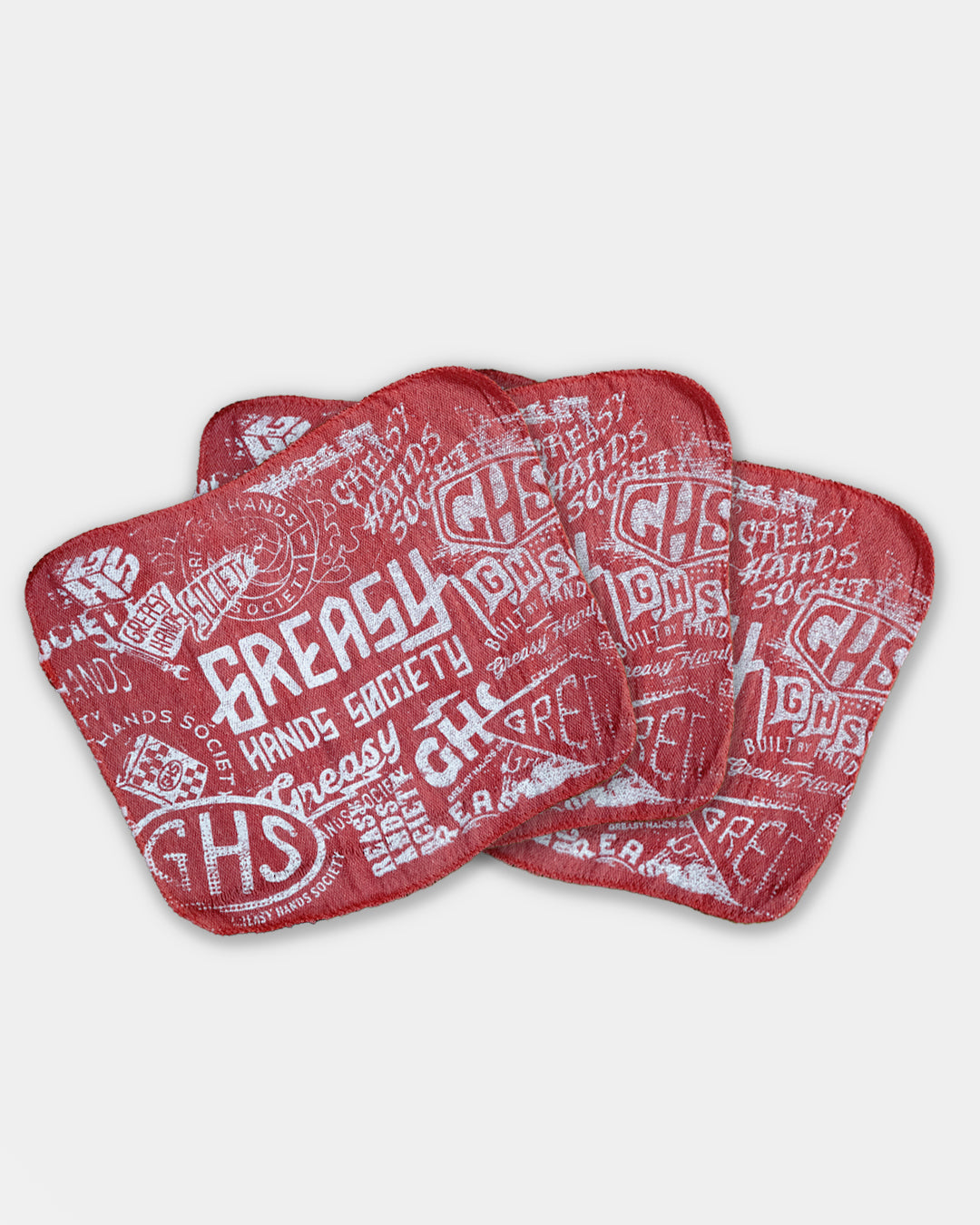 greasy hands society 3-pack shop rags