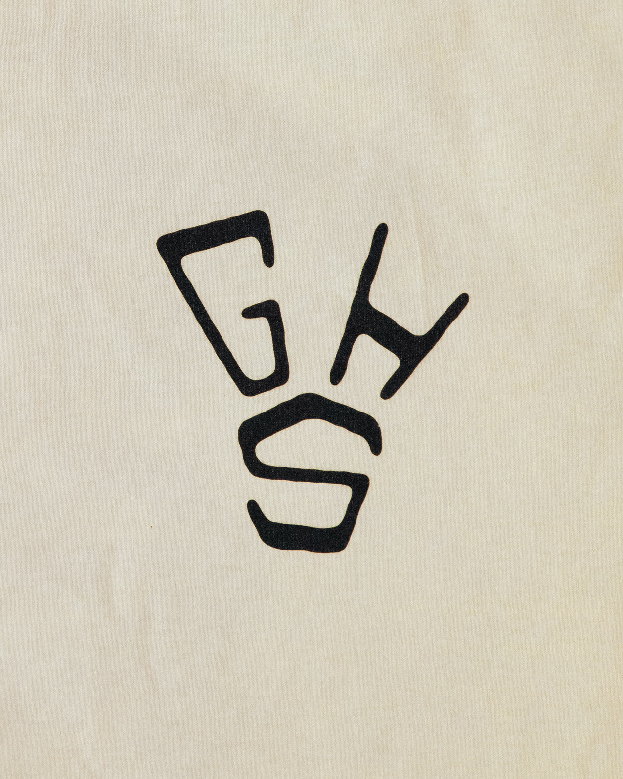 black GHS design for the destination crop top cream tee for women - Well Balanced Crop Top by Greasy Hands Society