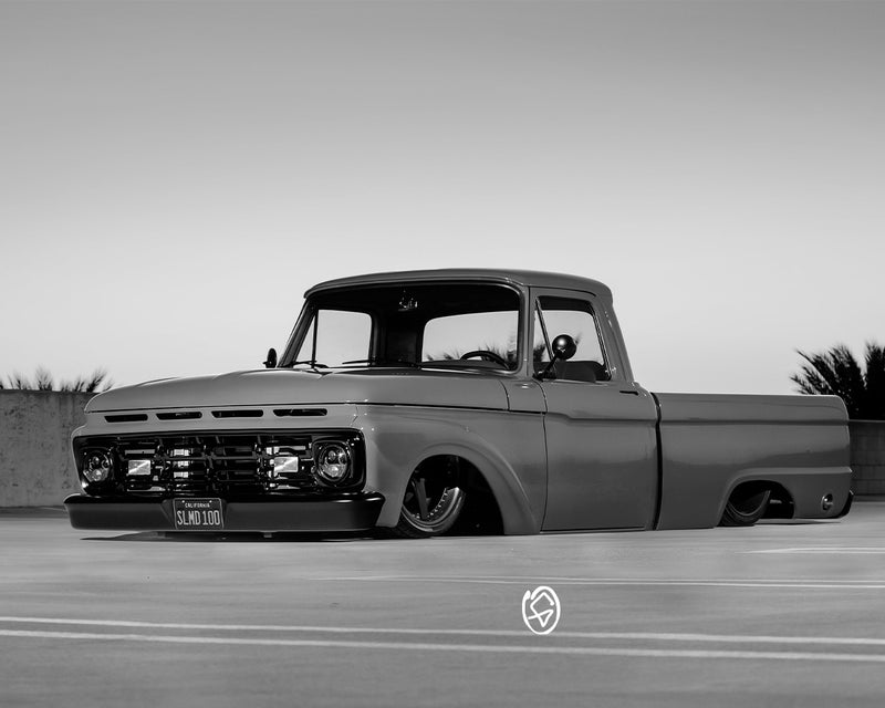 Vintage truck in a desert landscape with a sunset - Greasy Hands Society Lifestyle