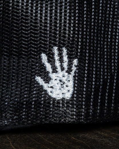 GHS Logo Black/White Hat - Greasy Hands Society 