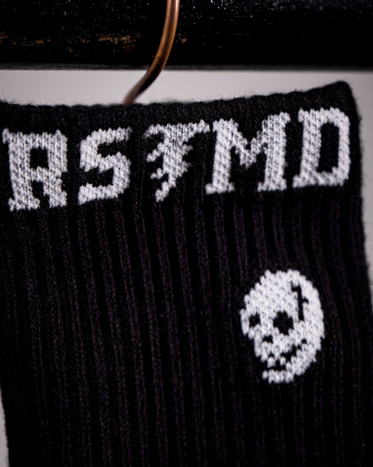 Skull Crew Socks - RSTMD detail on cuff