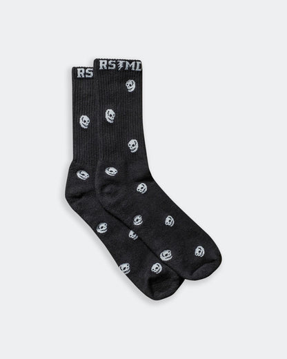 skull crew black socks with skulls