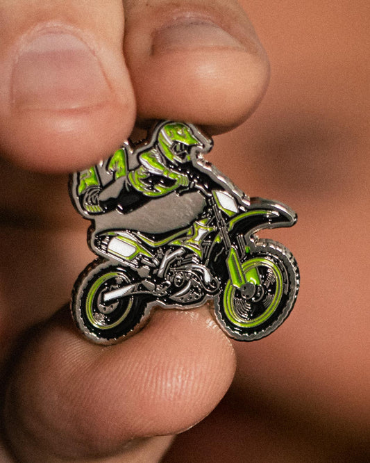 Moto Bike Pin - Greasy Hands Society 