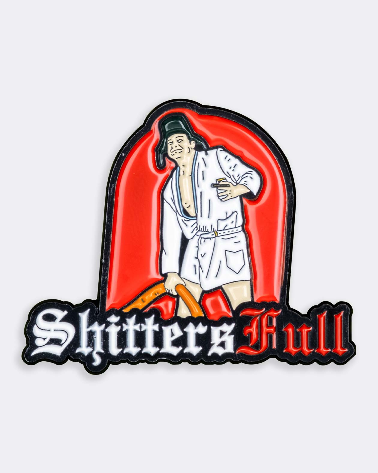 Griswold Shitters Full Pin - Greasy Hands Society 