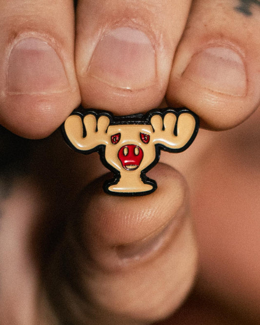 Griswold Moose Mug Pin - Greasy Hands Society 