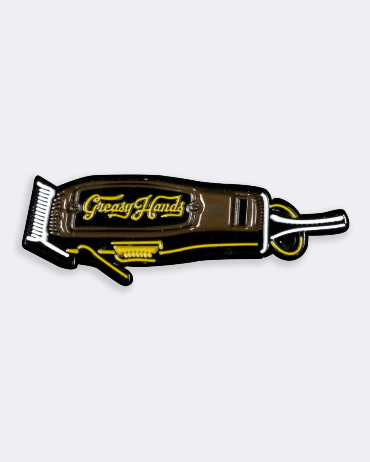 Barber Clipper Pin - Greasy Hands Society 