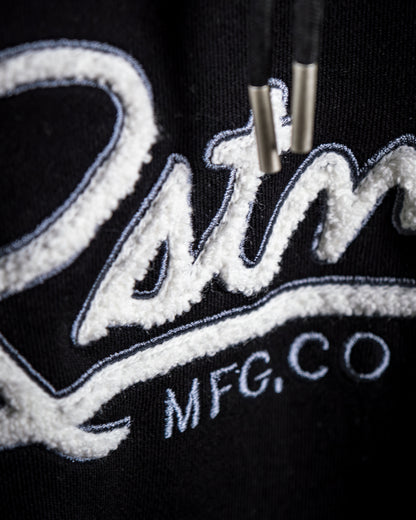 RSTMD MFG.CO Script Hoodie  stitching detail view