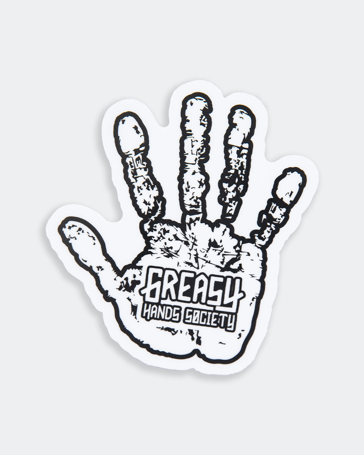 GHS Hand Logo Sticker - Greasy Hands Society 