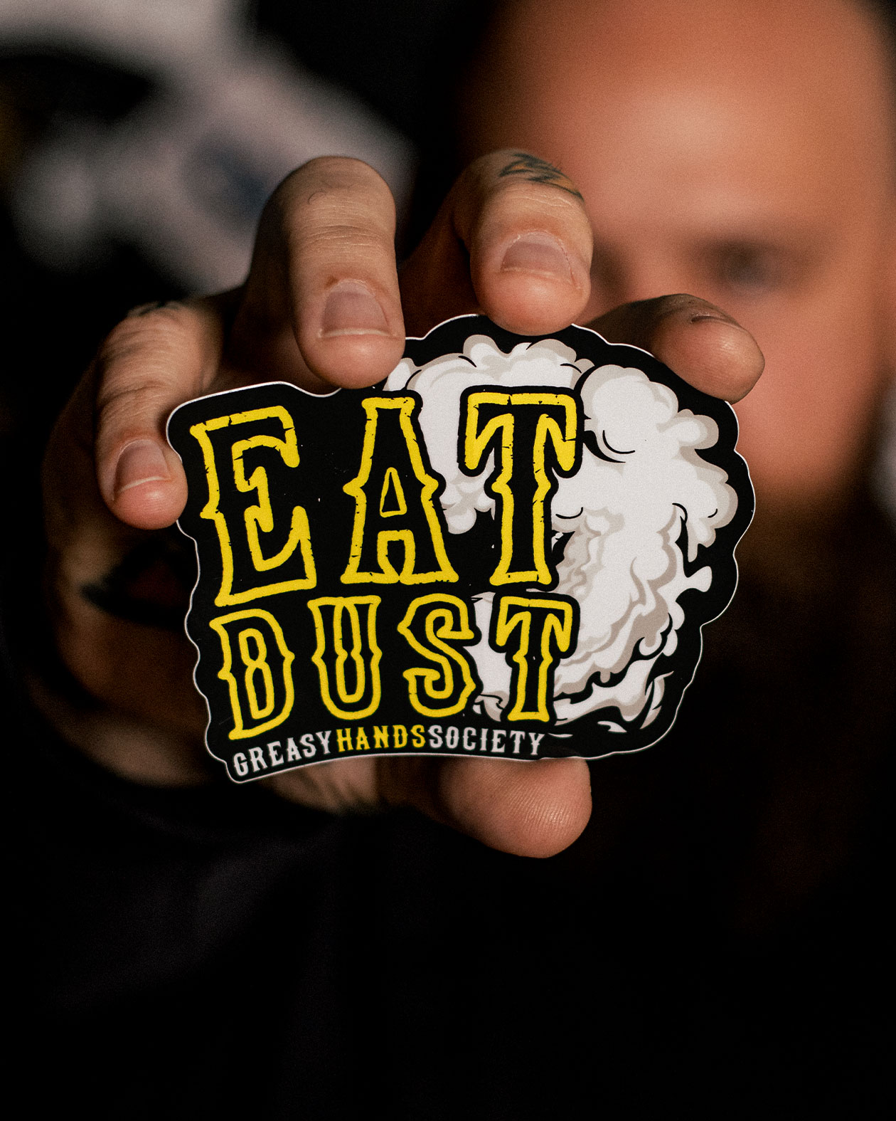 Eat Dust Smoke Sticker - Greasy Hands Society 