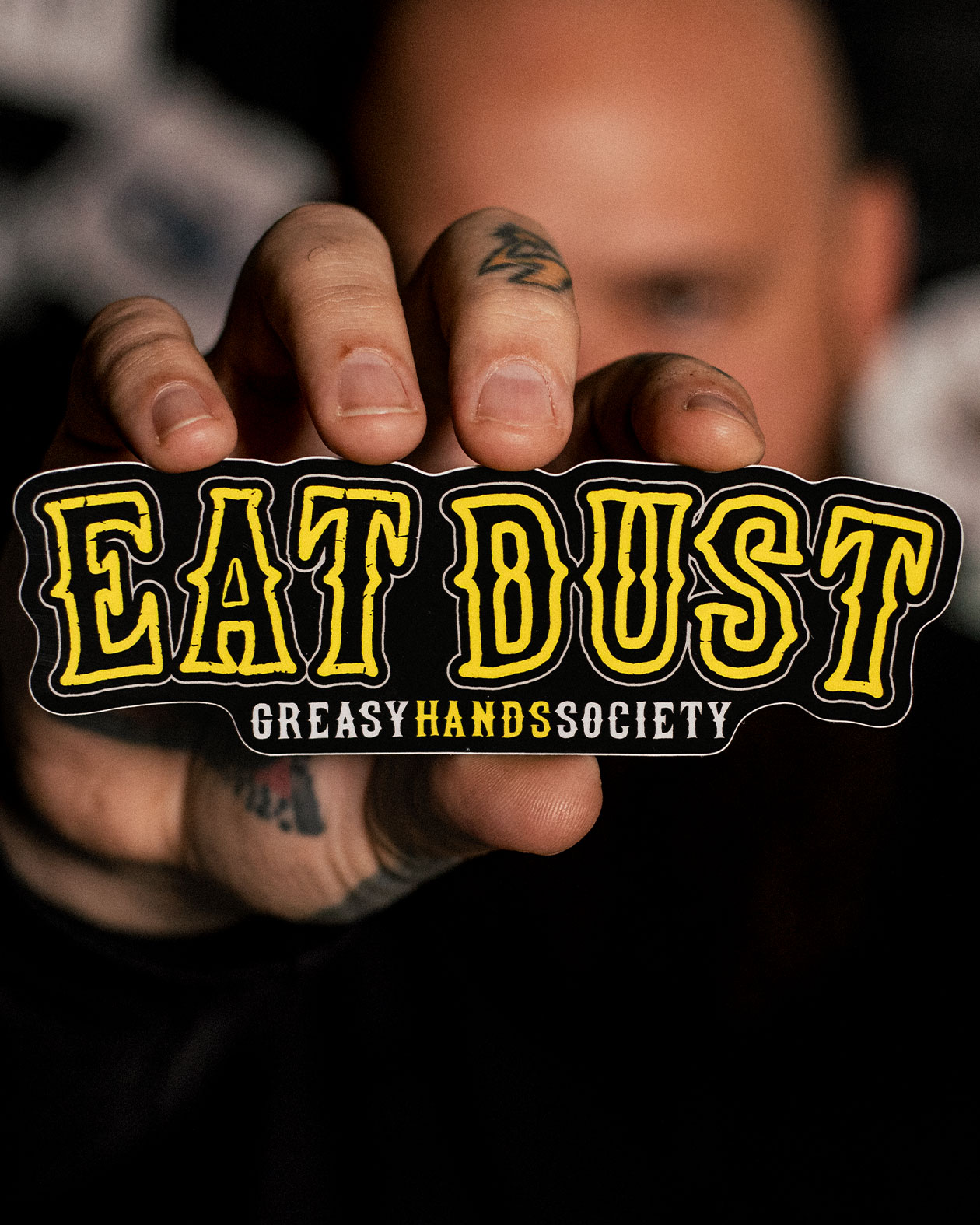 Eat Dust Sticker - Greasy Hands Society 