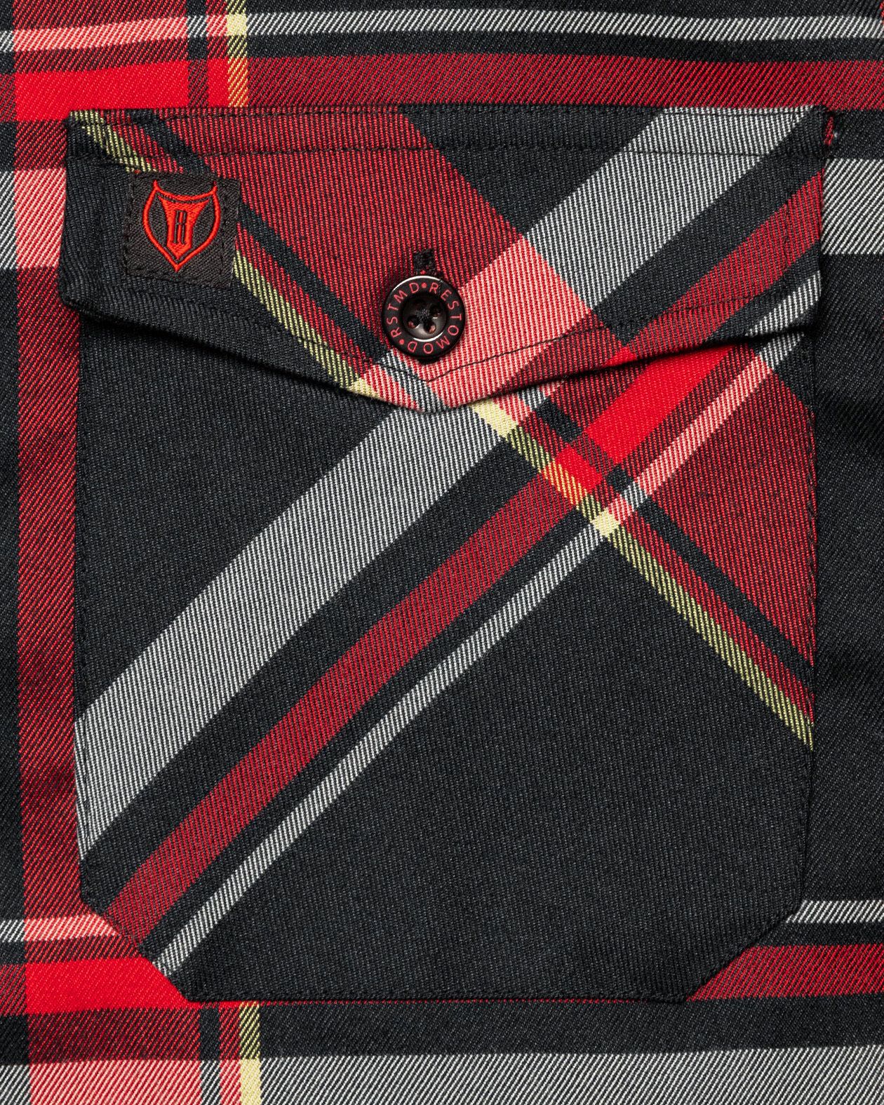 Devil in the Details Flannel | Black & Red Flannel | Greasy