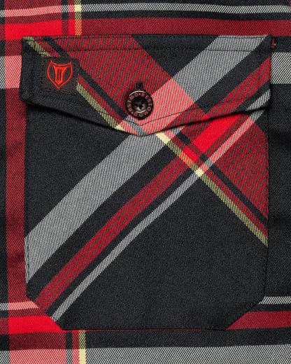 The Devil in the Details Flannel front pocket detail