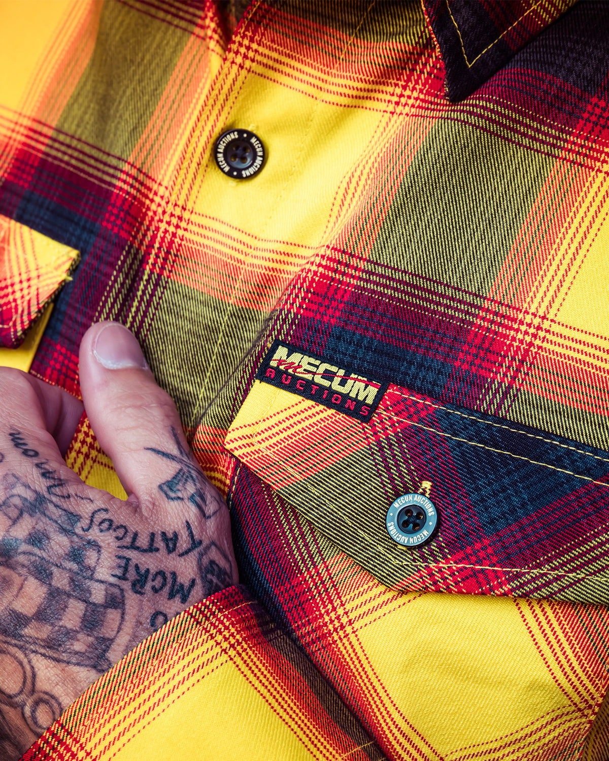 Mecum Auctions The Block - X - Greasy Hands Society Flannel