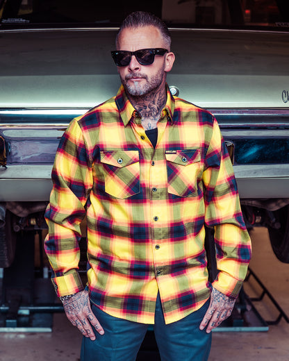 Mecum Auctions The Block - X - Greasy Hands Society Flannel