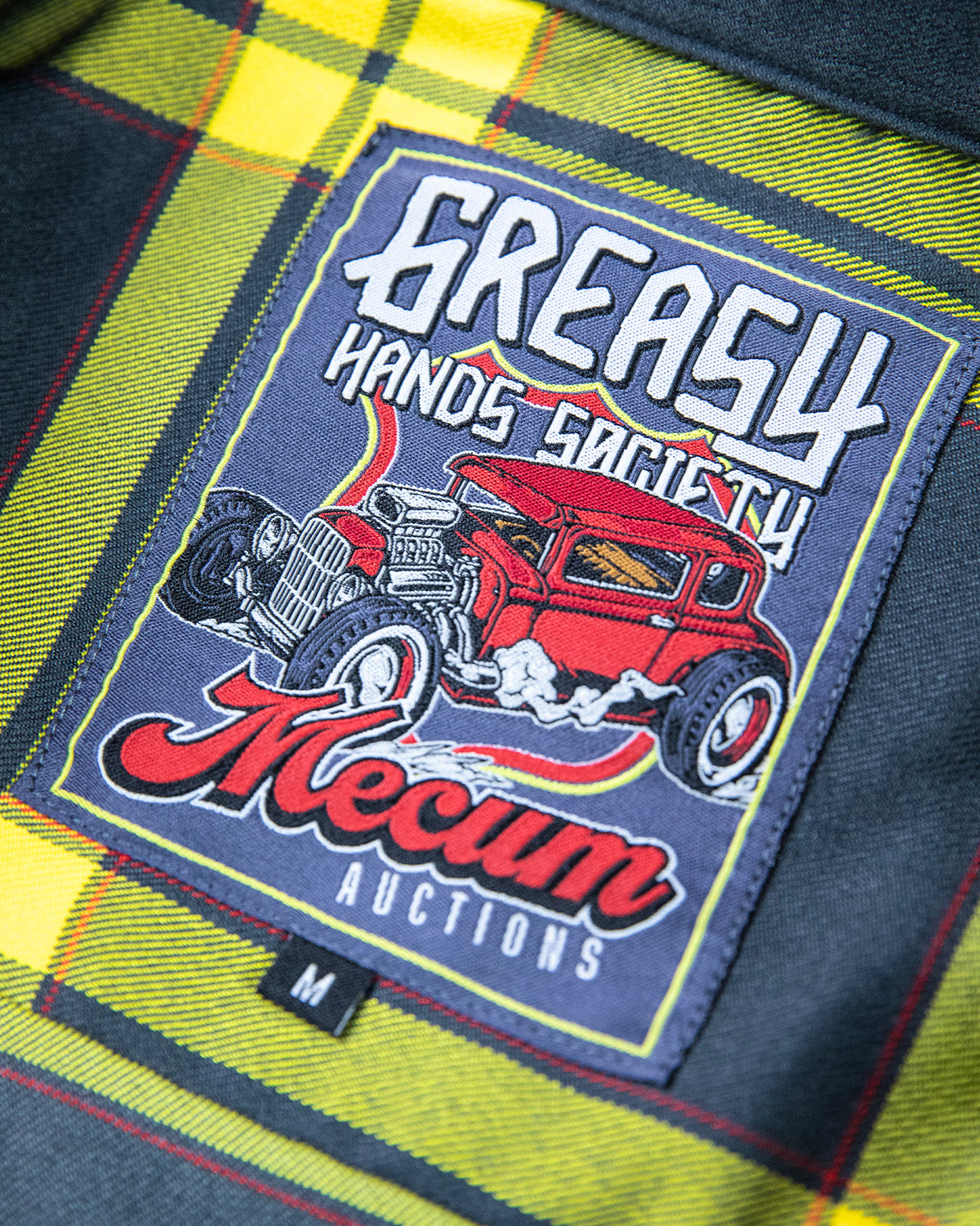 Mecum Auctions The Main Attraction - X - Greasy Hands Society Flannel