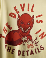 devil is in the details yellow shirt graphic back design