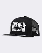 greasy hands society logo hat