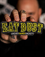 full eat dust horizontal sticker