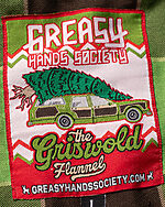 griswold flannel tag art detail