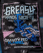 flannel tag art detail for gravity fed