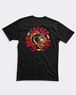 grease grit glory overdrive black graphic tee