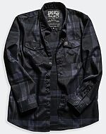 synister black flannel