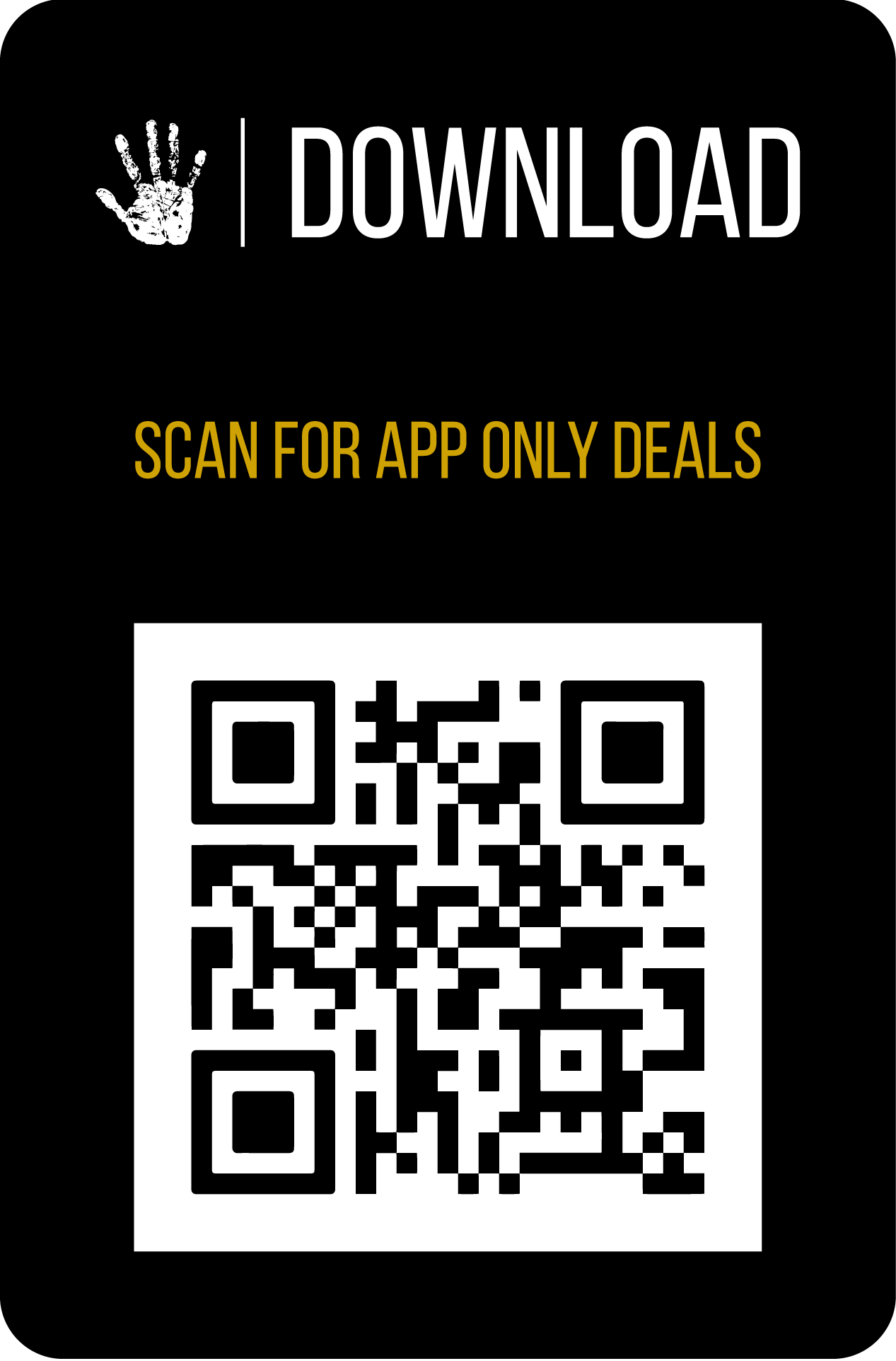 app QR code, scan to go to your app store