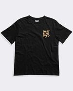 pressure black graphic tee front