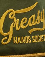 loden green greasy hands society script