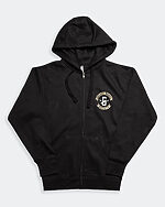 dead end road zip up hoodie front view