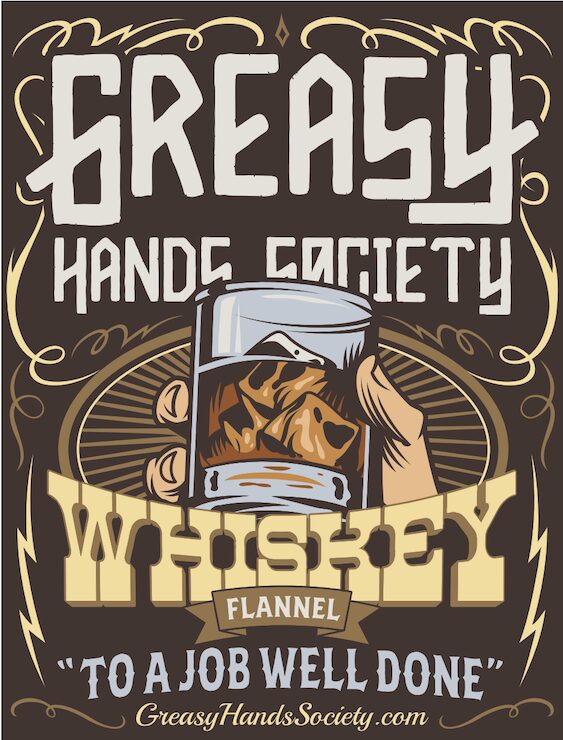 whiskey flannel art