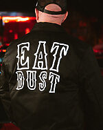 eat dust black mechanics jacket